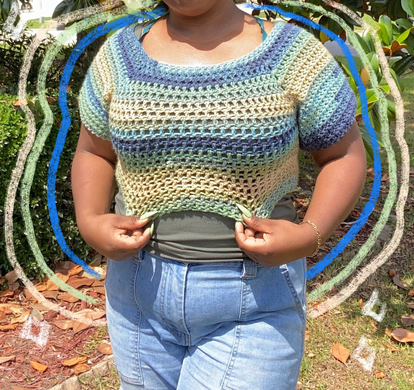 Raglan Crop Top