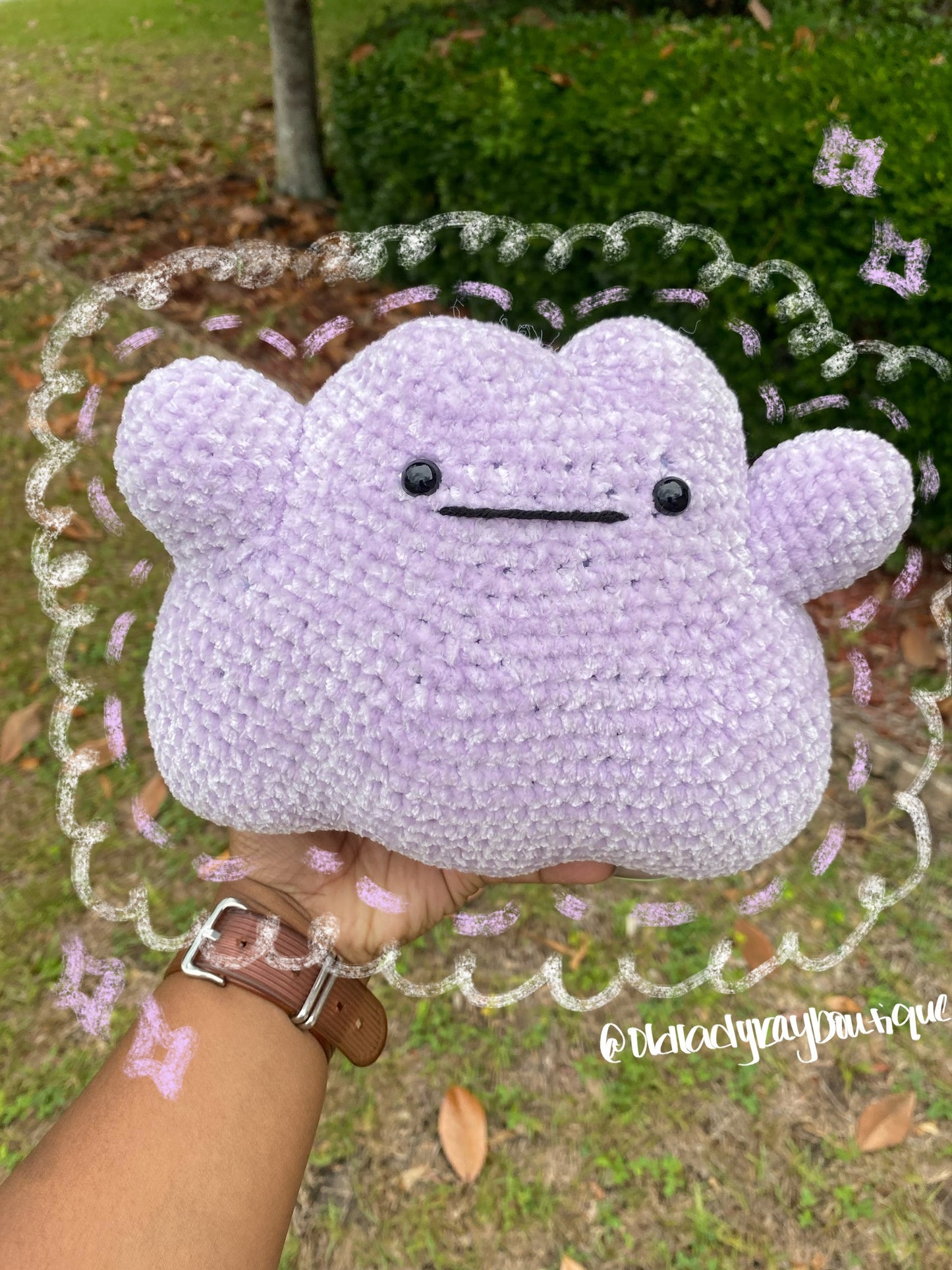 Purple Mirror Ball *Ditto Inspired*