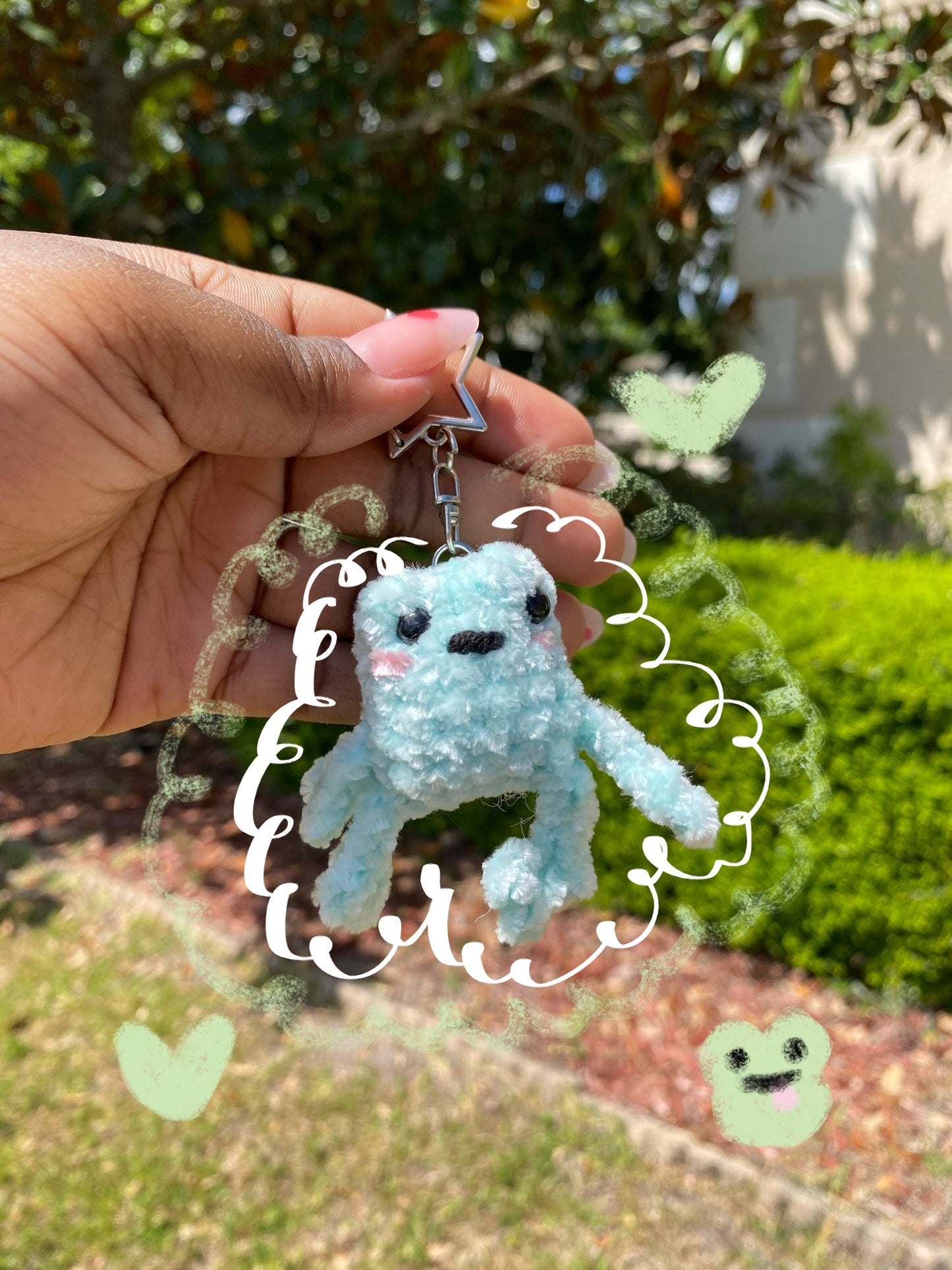 Leggy Frog Keychain