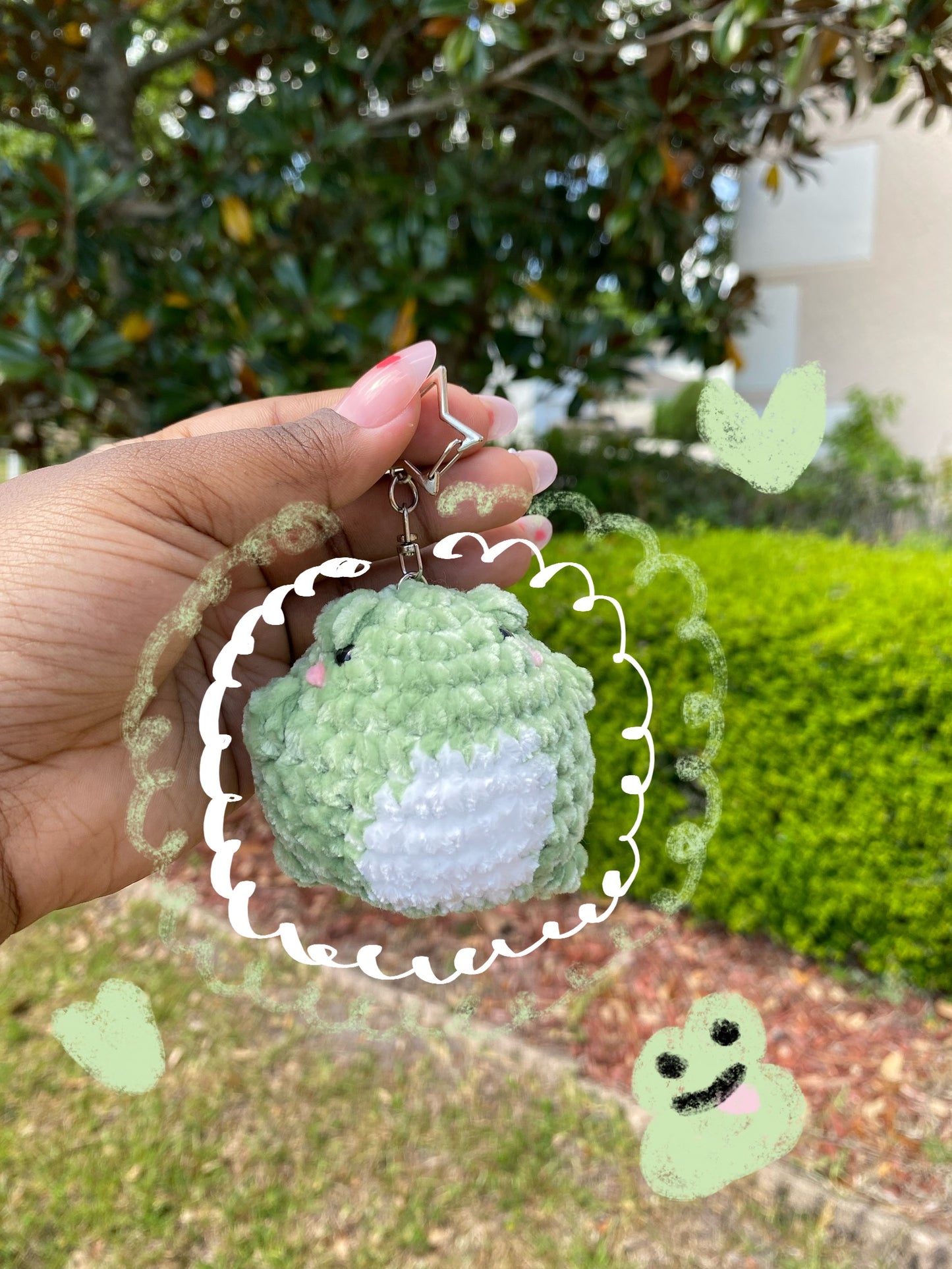 Chubby Frog Keychain
