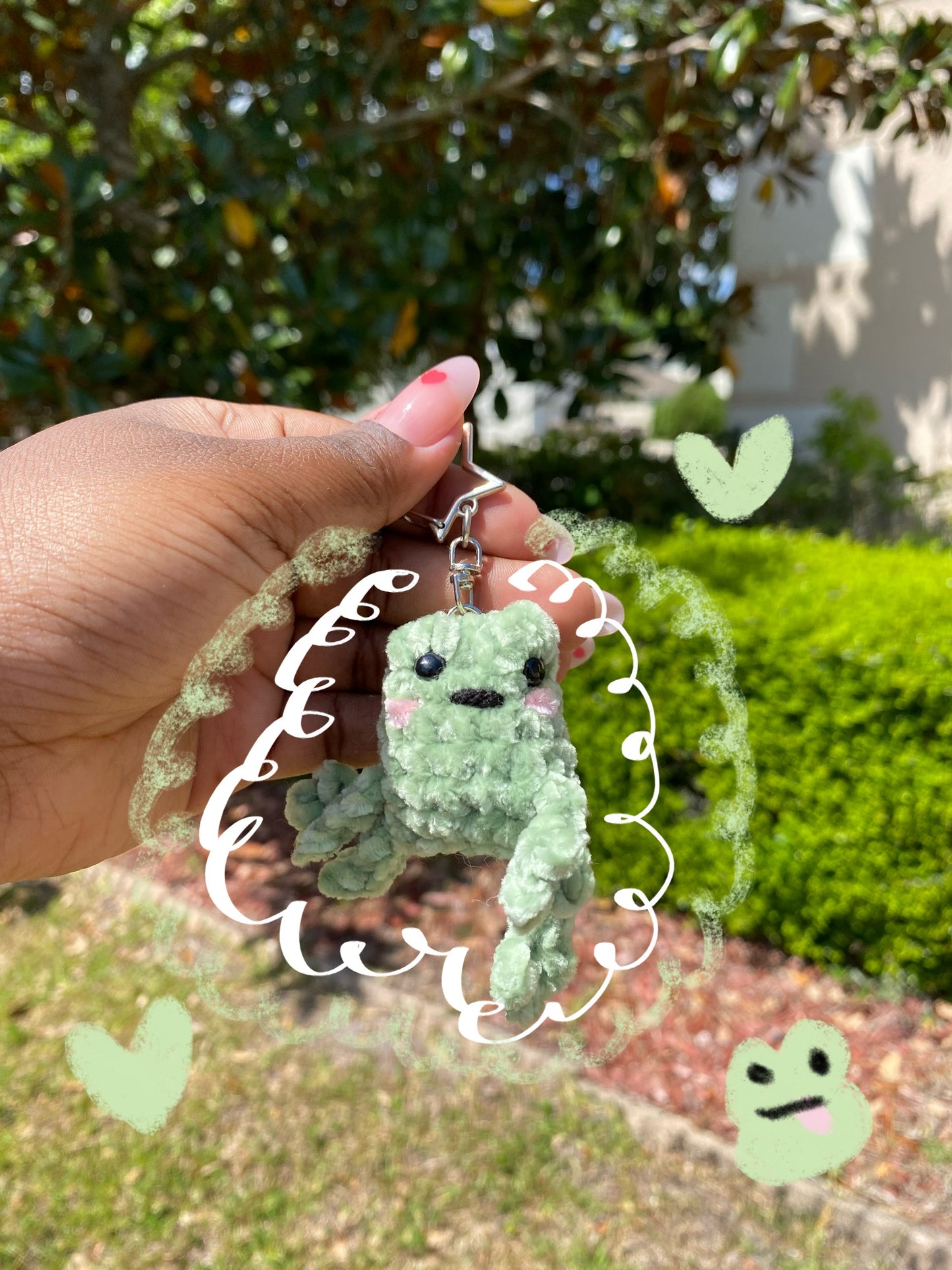 Leggy Frog Keychain