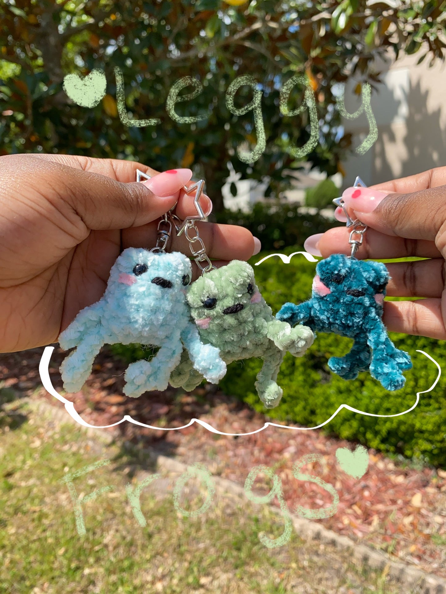 Leggy Frog Keychain