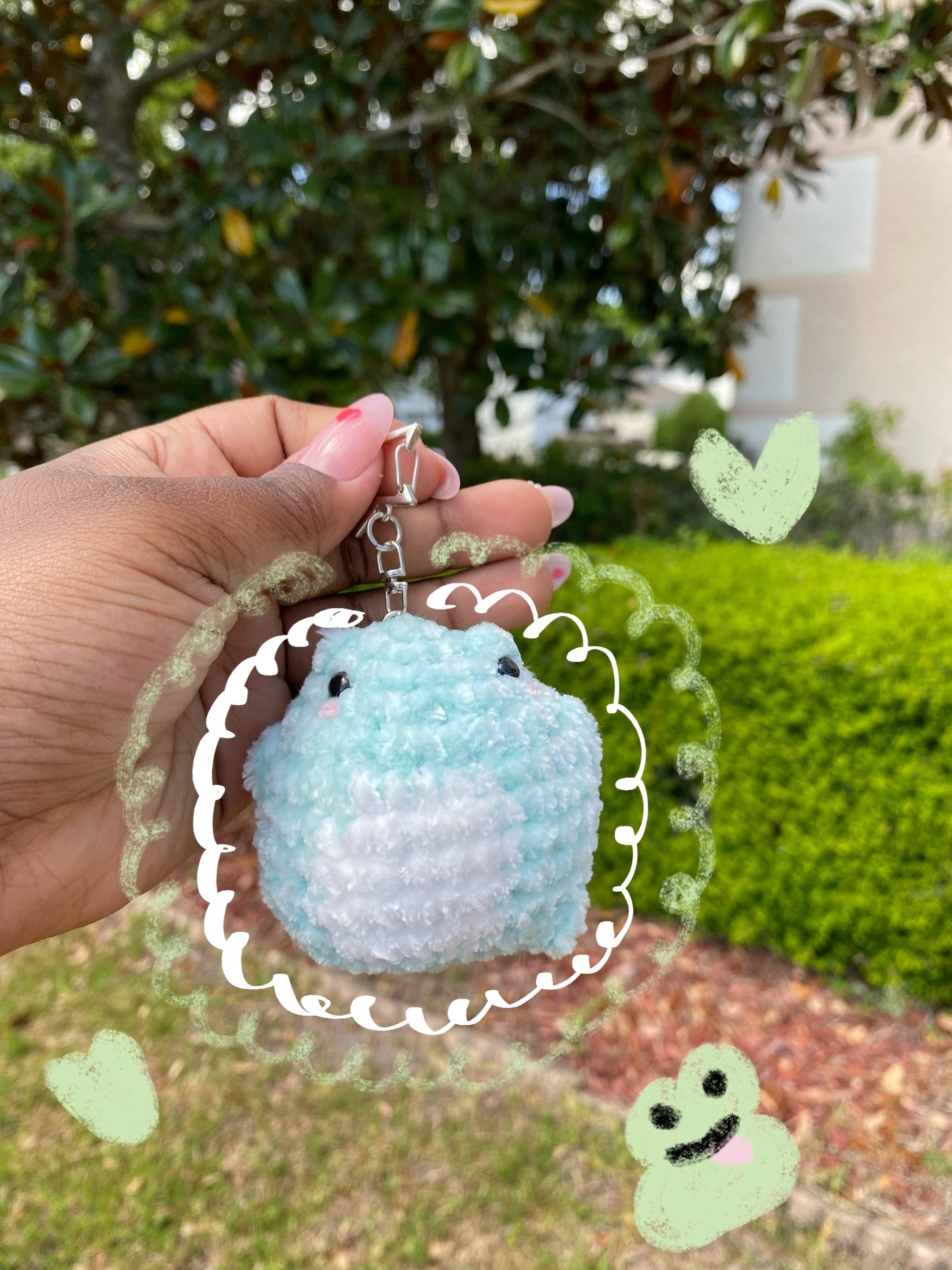 Chubby Frog Keychain