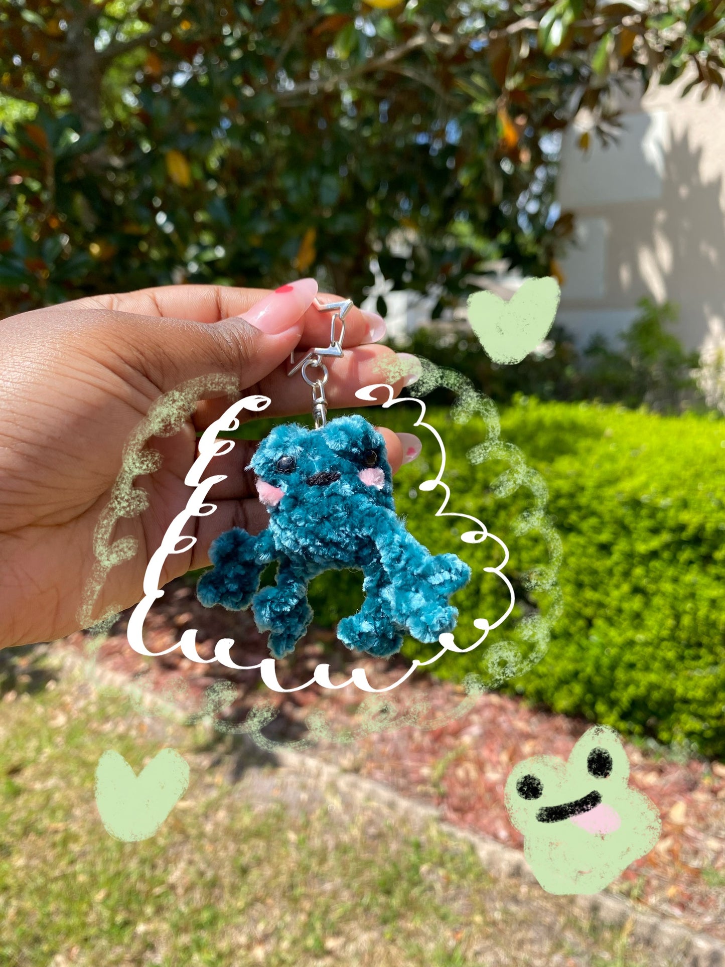 Leggy Frog Keychain
